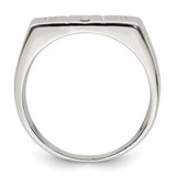Sterling Silver Solid Dad Ring - QR-FCF70134-2312