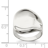 Sterling Silver Solid Ring - QR-884C2637-3634