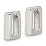 Sterling Silver Square Hinged Hoop Earrings - QE-17C80E94-6367