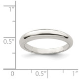 Sterling Silver Stackable Band - QR-D33A70EF-3914