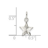 Sterling Silver Star Charm - QC-B4B9186E-8340