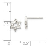 Sterling Silver Star Earrings - QE-653ED87B-3173