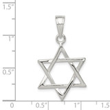 Sterling Silver Star of David Charm - QC-FF7A9963-3399
