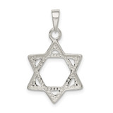 Sterling Silver Star of David Pendant - QC-63B6AC8D-3420