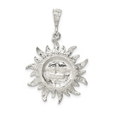 Sterling Silver Sun Pendant - QC-41708E03-4891