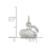 Sterling Silver Swan Charm - QC-595C23E4-2189