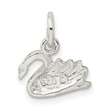Sterling Silver Swan Charm - QC-595C23E4-2189