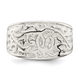 Sterling Silver Swirl Design Ring - QR-CB6AA1BF-5846