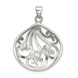 Sterling Silver Swirl Pendant