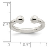 Sterling Silver Tube Ring - QR-D9B475C8-4422