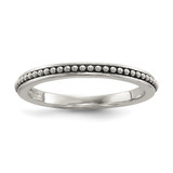 Sterling Silver w/14k Antiqued 8mm Button FWC Pearl Set of 3 Rings - QR-FA54FB67-7443