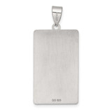 Sterling Silver Wheel of Fortune Tarot Card Pendant