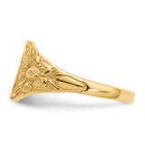 14k 8.0x10.0mm Closed Back Signet Ring - RS-83CC914A-8541