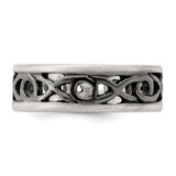 Sterling Silver X&O Design Ring - QR-E488F6B4-3475