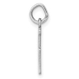Sterling Silver/Rhodium-plated Elongated Number 95 Charm