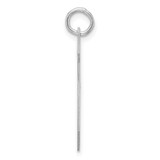 Sterling Silver/Rhodium-plated Polished Number 5 Charm - QP-804BD092-2356