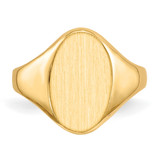 14k 8.5x14.0mm Closed Back Signet Ring - RS-C97D22BD-7853