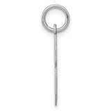 Sterling Silver/Rhodium-plated Polished Number 8 Charm - QM-66B39271-3318