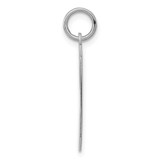 Sterling Silver/Rhodium-plated Polished Number 9 Charm - QP-7AFF6BD9-8934