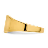 14k 8.5x7.0mm Closed Back Signet Ring - RS-0C571C0E-8226