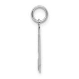Sterling Silver/Rhodium-plated Satin Number 54 Charm - QP-6D265AD6-6860