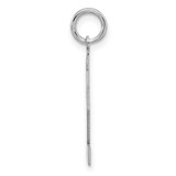 Sterling/Silver Rhodium-plated Polished Number 32 Charm