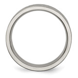 Titanium Brushed Enameled Flat 6mm Band - TB-E7A59B23-5729