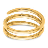 True Origin 14k /4 carat Lab Grown Diamond VS D E F Fancy Band