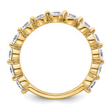 True Origin 14k 1 1/2 carat Lab Grown Diamond VS D E F Complete Thirteen Stone Ring