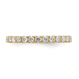 True Origin 14k 1 carat Lab Grown Diamond VS  D E F  Size 5 Eternity Ring