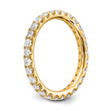 True Origin 14k 1 carat Lab Grown Diamond VS  D E F  Size 9 Eternity Ring