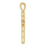 True Origin 14k 1 carat Lab Grown Diamond VS D E F Cross Pendant - PM-4D642730-7388
