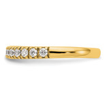 True Origin 14K 1/2 carat Lab Grown Diamond VS  D E F  Band