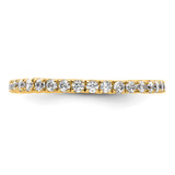True Origin 14k 1/2 carat Lab Grown Diamond VS  D E F  Size 6 Eternity Band