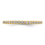 True Origin 14k 1/2 carat Lab Grown Diamond VS  D E F  Size 8.5 Eternity Band