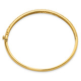 True Origin 14k 1/2 carat Lab Grown Diamond VS D E F 6.75 inch Bangle - BM-59EB4423-1666