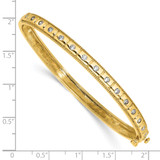 True Origin 14k 1/2 carat Lab Grown Diamond VS D E F 6.75 inch Bangle - BM-59EB4423-1666