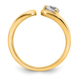 True Origin 14k 1/2 carat Lab Grown Diamond VS D E F Band - RM-06C40B27-4979