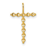 True Origin 14k 1/3 carat Lab Grown Diamond VS DEF Alphabet T Pendant