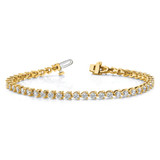 True Origin 14k 2 3/8 carat Lab Grown Diamond VS D E F Tennis Bracelet