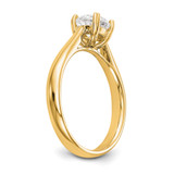 True Origin 14k 3/4 carat Certified Complete Lab Grown Diamond VS/SI+ G+ Round Solitaire Engagement Ring
