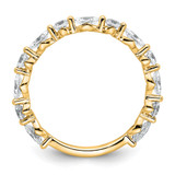 True Origin 14k 3/4 carat Lab Grown Diamond VS DEF Wedding Band
