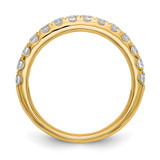 True Origin 14K 7/8 carat Lab Grown Diamond VS  D E F  Wedding Band