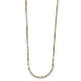 True Origin 14k 8 1/10 carat Lab Grown Diamond VS DEF 20 inch Tennis Necklace