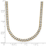 True Origin 14k 8 1/10 carat Lab Grown Diamond VS DEF 20 inch Tennis Necklace