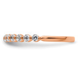 True Origin 14k Rose Gold 1/2 carat Lab Grown Diamond VS D E F Band