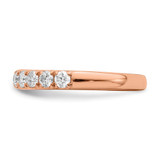 True Origin 14K Rose Gold 7/8 carat Lab Grown Diamond VS  D E F  Wedding Band