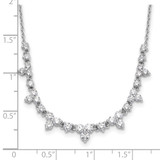 True Origin 14k White Gold 1 1/2 carat Lab Grown Diamond VS DEF 18 inch Necklace