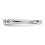 True Origin 14K White Gold 1/2 carat Lab Grown Diamond VS  D E F  Complete Five Stone Ring