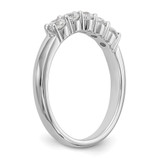 True Origin 14K White Gold 1/2 carat Lab Grown Diamond VS  D E F  Complete Five Stone Ring